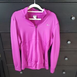 Nike Fuchsia Full-Zip Running Jacket